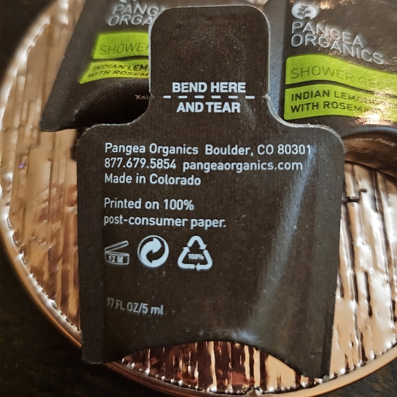 PANGEA ORGANICS Indian Lemongrass with Rosemary Shower Gel Samples 38pc - Picture 2 of 3